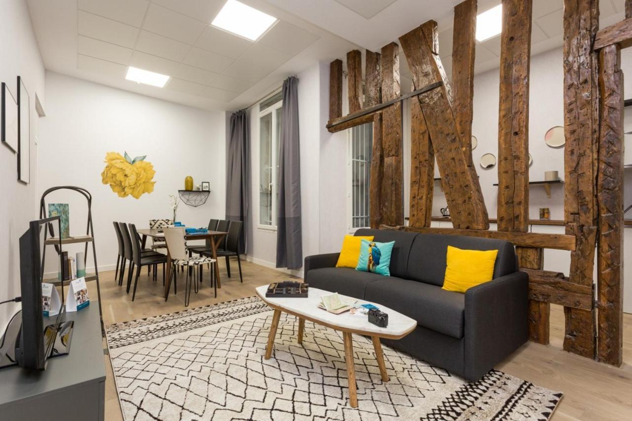 (96 m²) w okolicy 2nd - Louvre - Bourse z 3 sypialniami i 1 łazienkami Paryż Zewnętrze zdjęcie